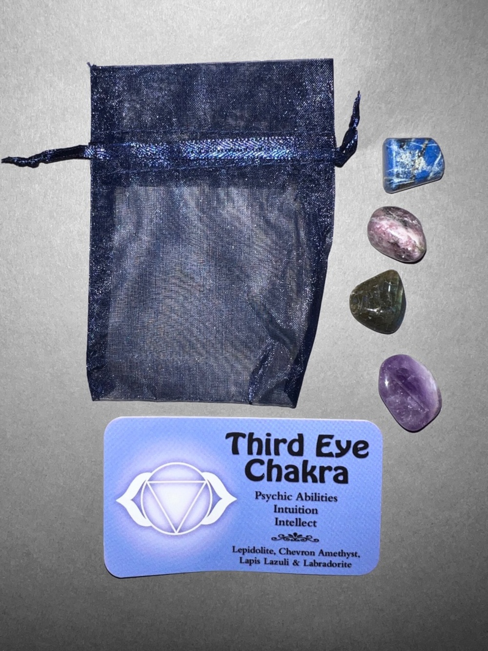 Meditation Third Eye Chakra Crystal Stone Mix